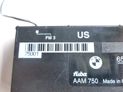 1997 BMW 528i E39 - Radio Antenna Amplifier Trap Circuit AG EWS/FZV 315Mhz 652583640854